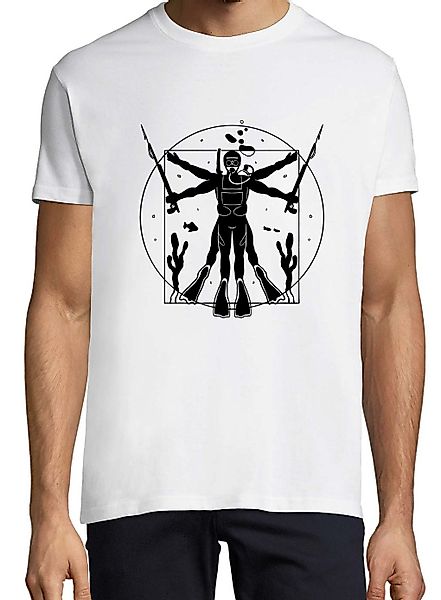 Youth Designz Print-Shirt Da Vinci Taucher günstig online kaufen