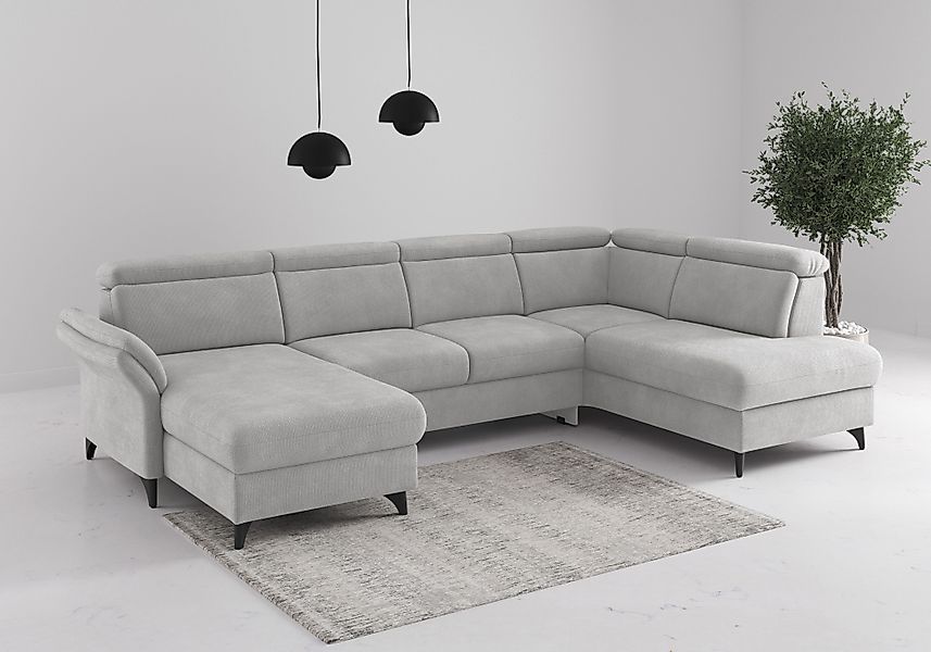 sit&more Wohnlandschaft »Glendale, U-Form« inkl. Kopfteilverstellung,wahlwe günstig online kaufen