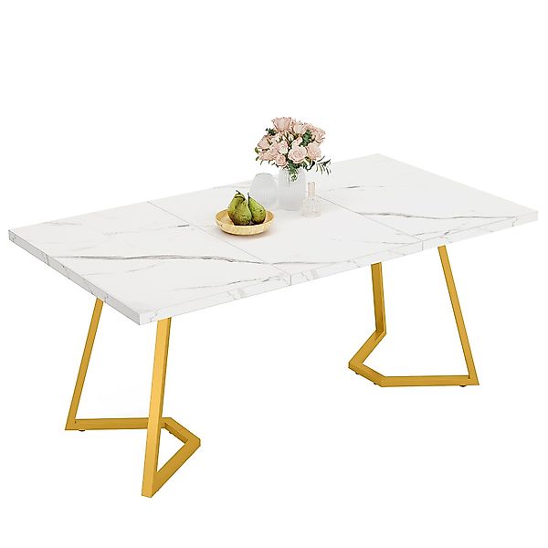 Tribesigns Esstisch 140 cm Esstisch mit günstig online kaufen