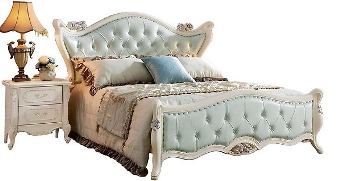 JVmoebel Bett klassisches Doppelbetten 180x200 Barock Rokoko Betten Gestell günstig online kaufen