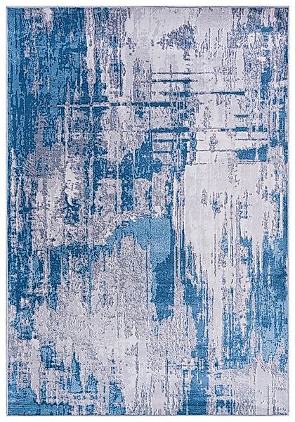 Mazovia Designteppich Modern Teppich Wohnzimmerteppich Abstrakt Vintage Bla günstig online kaufen