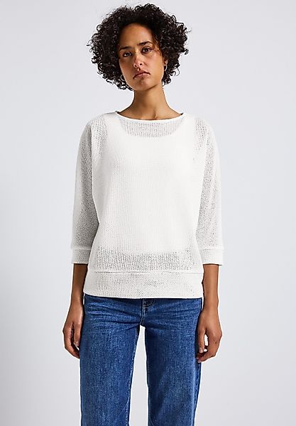 STREET ONE T-Shirt mit U-Boot-Ausschnitt günstig online kaufen