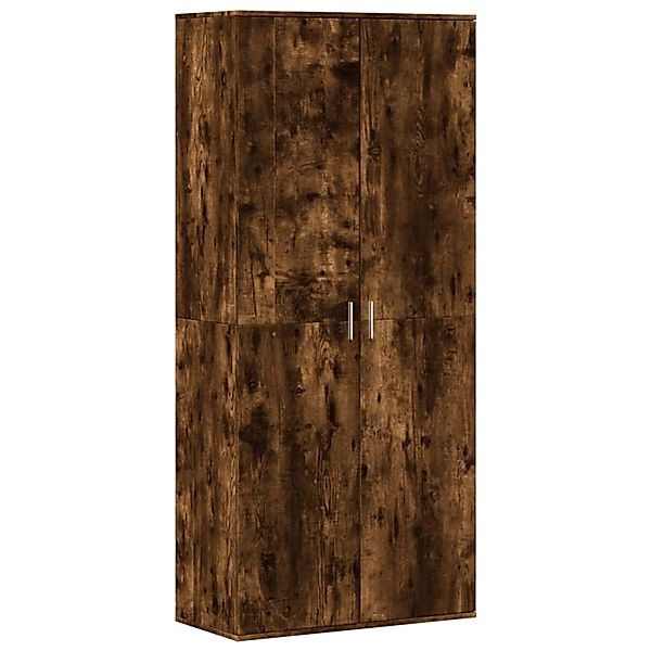 vidaXL Schuhschrank Räuchereiche 80x39x178 cm Holzwerkstoff 3276676 günstig online kaufen