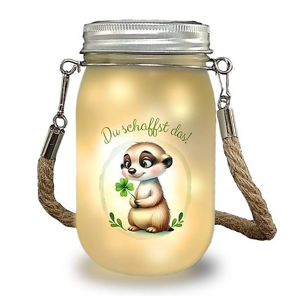speecheese Dekolicht Erdmännchen mit Kleeblatt Solarlicht günstig online kaufen