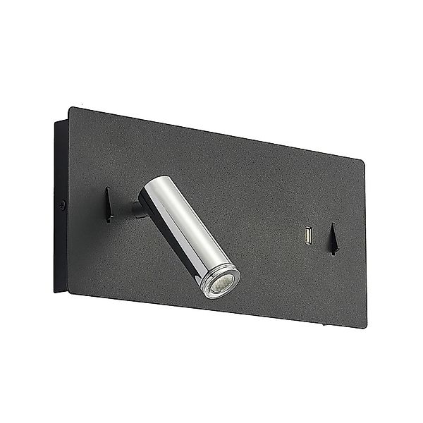 Lucande LED Wandleuchte Wandlampe Innen Kimo 9976124mit USB Anschluss Moder günstig online kaufen