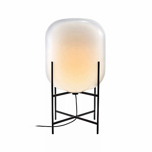pulpo Stehleuchte Oda Medium, weiß/schwarz, Höhe 85 cm günstig online kaufen