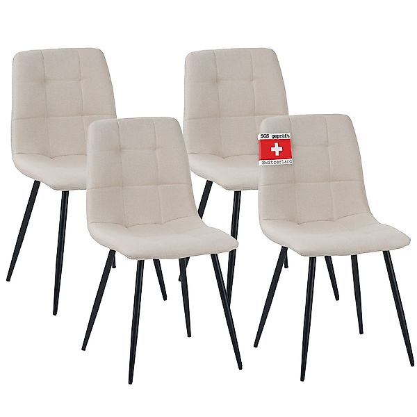 Albatros International Esszimmerstuhl Esszimmerstuhl BORA 4er günstig online kaufen