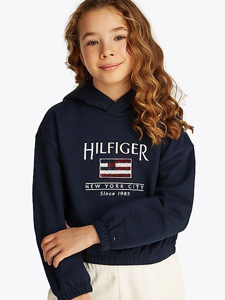 Tommy Hilfiger Kapuzensweatshirt HILFIGER SEQUIN FLAG günstig online kaufen