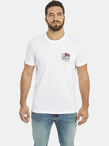 Jan Vanderstorm Rundhalsshirt "Doppelpack T-Shirt ADEKE" 2 in zwei Farbvari günstig online kaufen