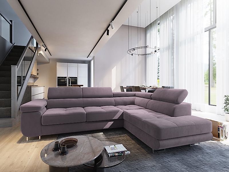 Masseno Ecksofa SELVA mit Schlaffunktion L-Form, günstig online kaufen