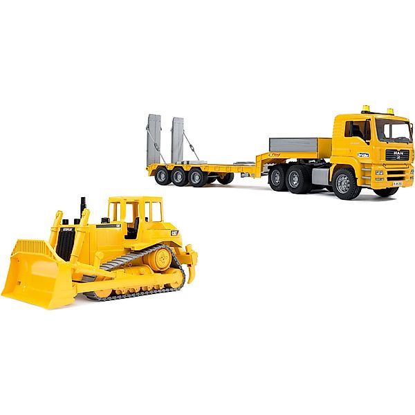 Bruder® Spielzeug-LKW bruder MAN TGA Tieflader günstig online kaufen