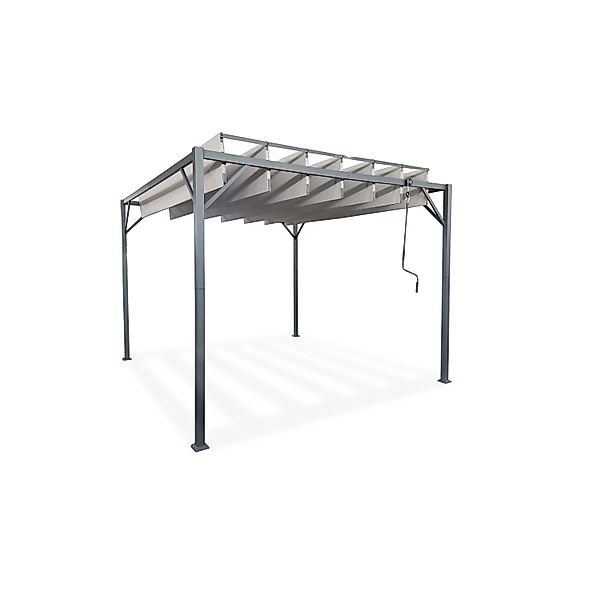 Cazeboo Lamellendach Bahia 300S300 Freistehend Beige günstig online kaufen