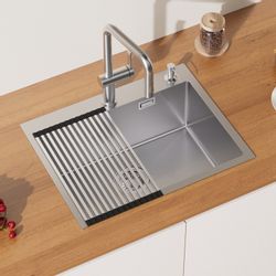 Auralum Max Küchenspüle Edelstahlspüle Einbauspüle Spülbecken günstig online kaufen
