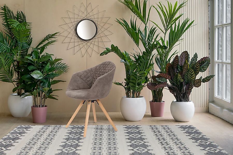 Kayoom Polsterstuhl "Stuhl Chadwick 110 2er-Set, stilvolles Design, in Natu günstig online kaufen