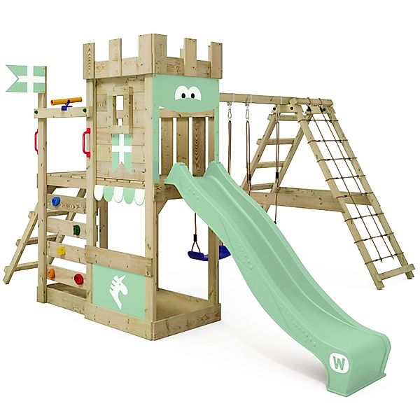 Wickey Spielturm DragonFlyer Stelzenhaus – Ritterburg günstig online kaufen