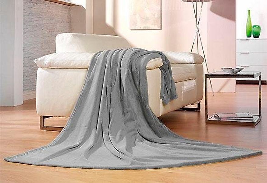 Wohndecke Memphis, Gözze, in tollen Unifarben, günstig online kaufen
