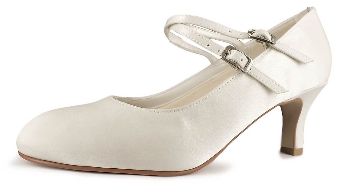 White Lady 251 bequeme Spangenpumps aus Satin Spangenpumps günstig online kaufen