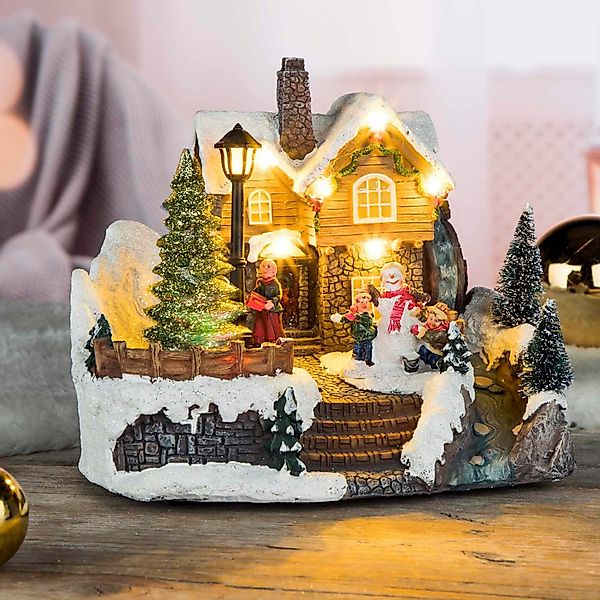HI Dekoobjekt Beleuchtete Weihnachtsstadt ca. 20 günstig online kaufen