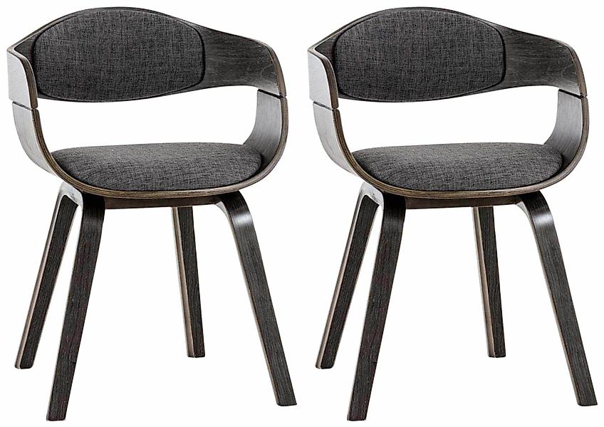 CLP Esszimmerstuhl Kingston Stoff (2er Set), günstig online kaufen