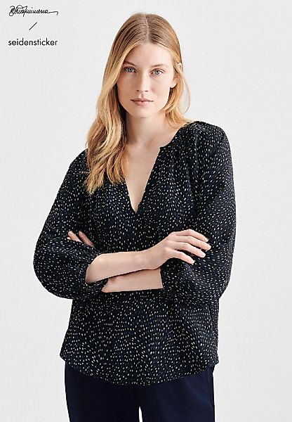 seidensticker "Schwarze Rose" 3/4-Arm Rundhals Druck günstig online kaufen