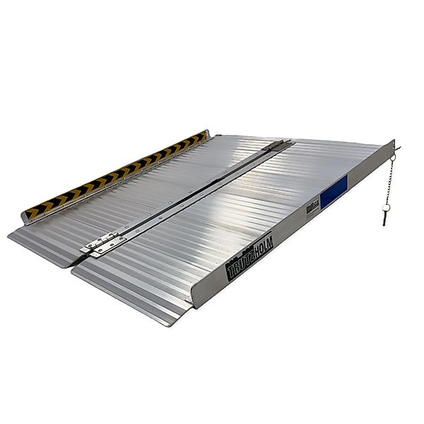 TRUTZHOLM Rollstuhlrampe Klappbar 91 cm Traglast 272 kg Alu Grau günstig online kaufen