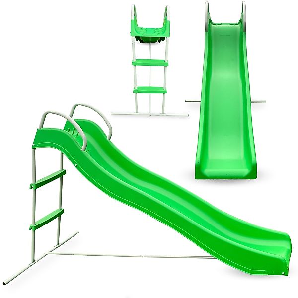 HyperMotion Rutsche Kinderrutschbahn, Große Gartenrutsche, Kinderleiter günstig online kaufen