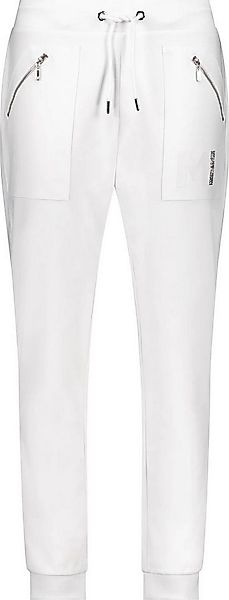 Monari Stoffhose Mit Strassdetails, Bindeband und Reißverschlusstaschen günstig online kaufen