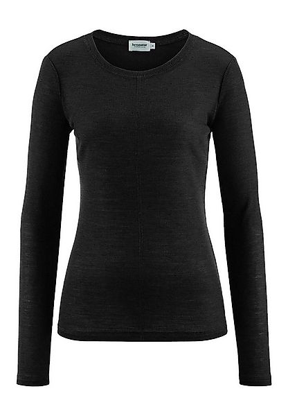 Hessnatur T-Shirt aus Bio-Merinowolle und TENCEL™ Lyocell (1-tlg) günstig online kaufen