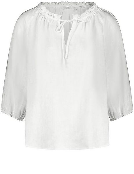 GERRY WEBER Klassische Bluse 3/4 Arm Bluse mit Rüschenkragen günstig online kaufen