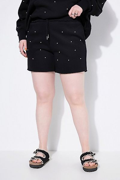 Studio Untold Jeansshorts Shorts Wide Legs Sweat Zierperlen günstig online kaufen
