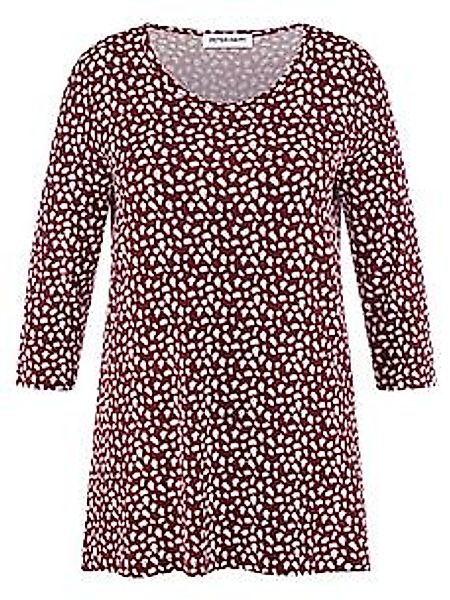 Rundhals-Shirt 3/4-Arm Emilia Lay rot günstig online kaufen