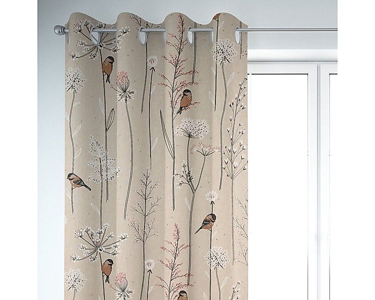 SCHÖNER LEBEN. Vorhang SCHÖNER LEBEN. Vorhang Soft Branch Blüten Gräser Vög günstig online kaufen