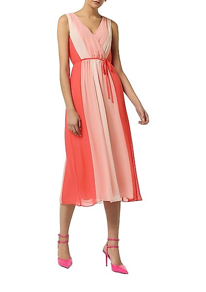 Comma Maxikleid in Streifen-Optik und mit günstig online kaufen