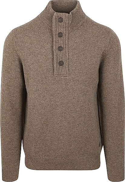 Barbour Mocker Pullover Wolle Taupe - Größe XXL günstig online kaufen