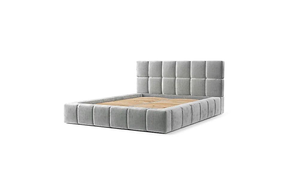 Polsterbett   ¦ grau ¦ Maße (cm): B: 222 H: 110 Betten > Polsterbetten - Hö günstig online kaufen