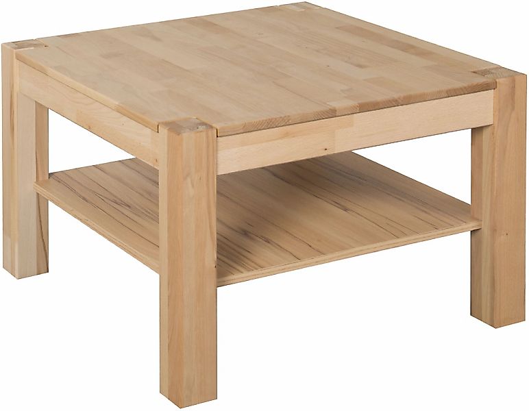 VOGL Möbelfabrik Couchtisch "Toronto", in 2 Größe, mit Ablageboden, teilmas günstig online kaufen