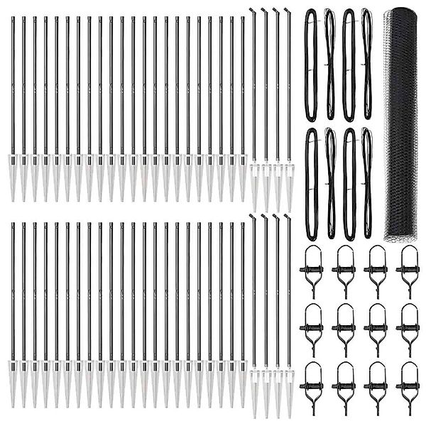 vidaXL Zaunpfosten Grau 100 x 1,2 m 13 mm Maschenabstand 3353311 günstig online kaufen