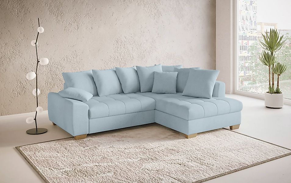 Mr. Couch Ecksofa "Nikita II, L-Form", Wahlweise mit Bettfunktion, Bettkast günstig online kaufen
