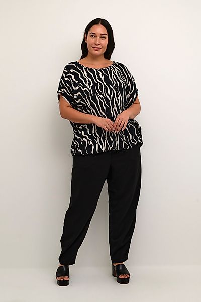 KAFFE Curve Kurzarmbluse Kurzarm-Bluse KCami Große günstig online kaufen