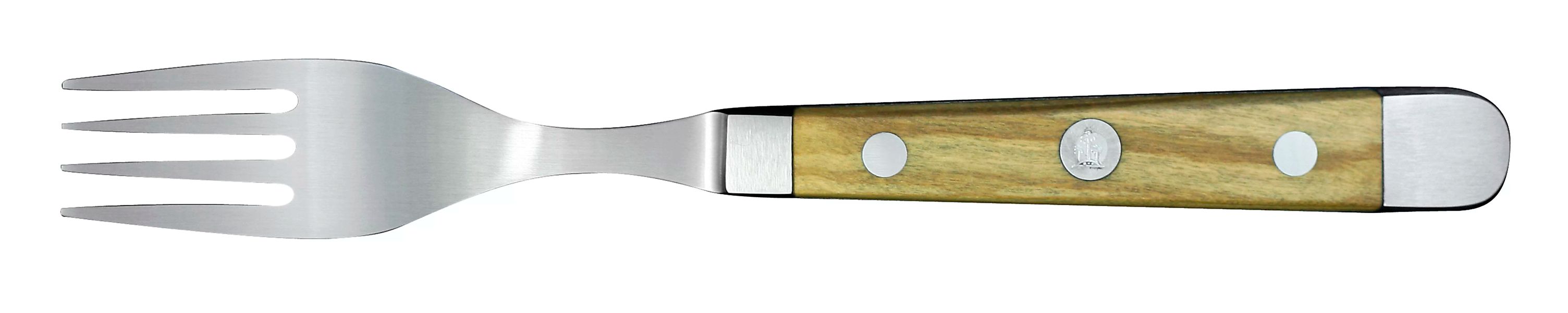 Güde Alpha Olive Tafelgabel 12 cm - CVM-Messerstahl - Griffschalen Olivenho günstig online kaufen