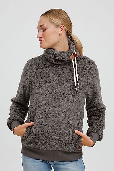 OXMO Fleecepullover OXAnniki Fleecepullover mit Stehkragen günstig online kaufen