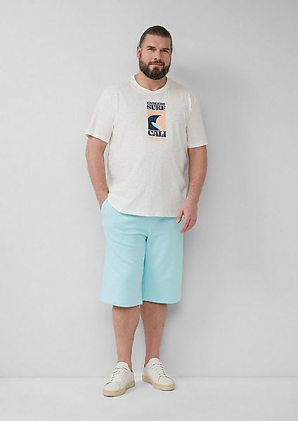 s.Oliver Shorts Bermuda DETROIT Detroit: Sweat-Bermuda mit Flammgarnstruktu günstig online kaufen