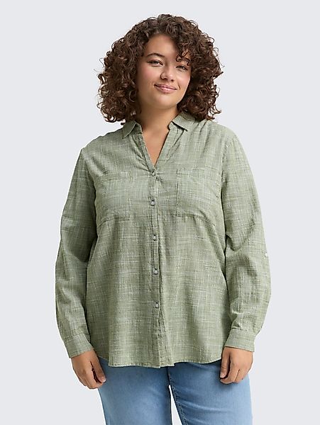 TOM TAILOR PLUS Langarmbluse Plus Size günstig online kaufen