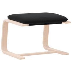 vidaXL Polsterhocker Fußhocker Schwarz 51x41x40 cm günstig online kaufen