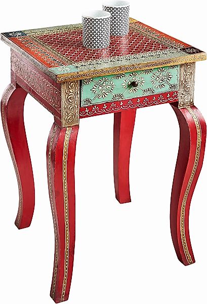 OTTO home Beistelltisch handgearbeitet und handbemalt günstig online kaufen