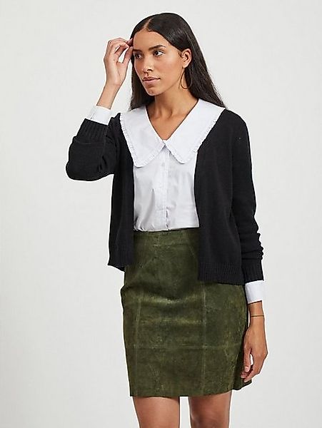 Vila Cardigan Kurzer Feinstrick Cardigan Weiche günstig online kaufen