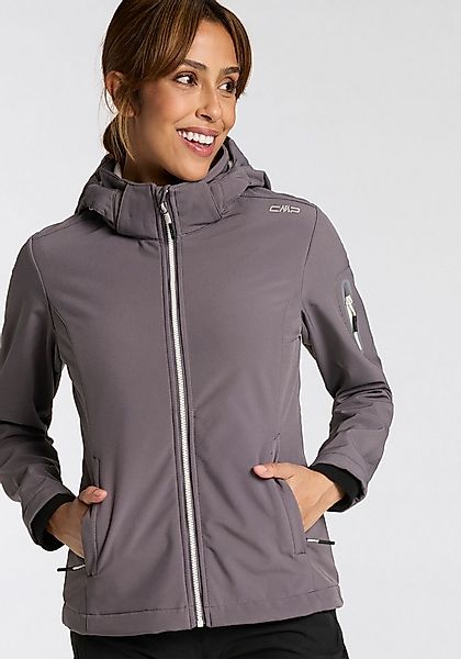 CMP Softshelljacke WOMAN JACKET ZIP HOOD (1-St) Wärmend & wind- & wasserabw günstig online kaufen