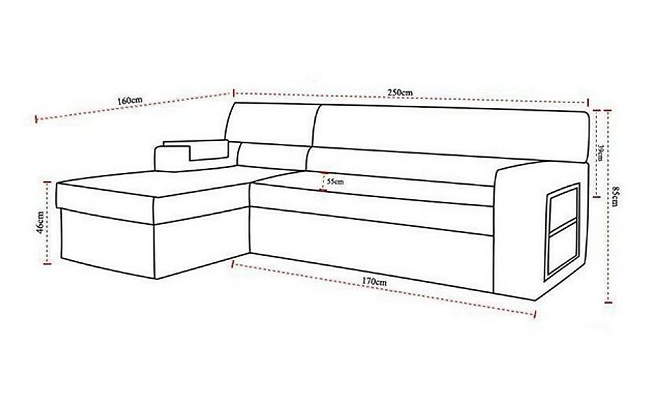 JVmoebel Ecksofa, Made in Europa günstig online kaufen