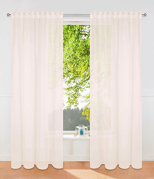 my home Gardine »Dolly«, (2 St.), gewebt, Polyester günstig online kaufen