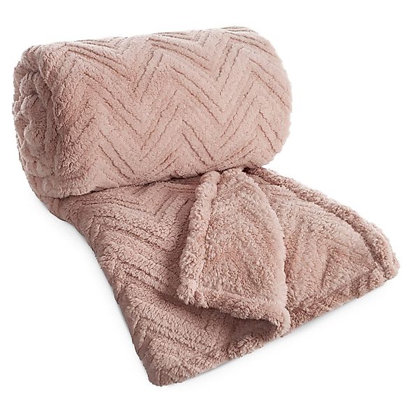 Wohndecke HYGGE Kuscheldecke mit Fischgrät-Struktur, Design91, günstig online kaufen